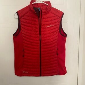 Eddie Bauer Crimson Quilted Vest
